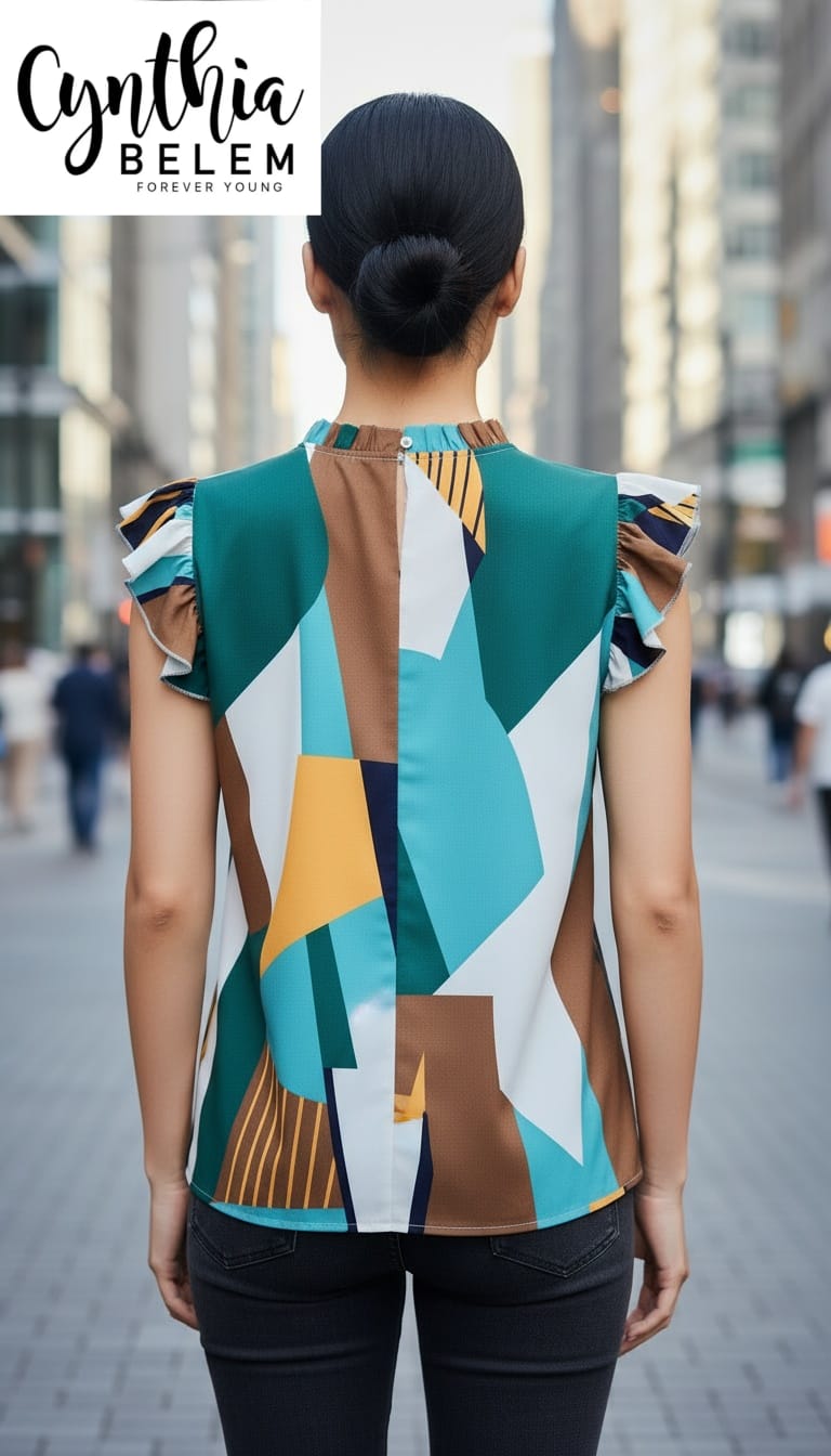 Blusa abstracta