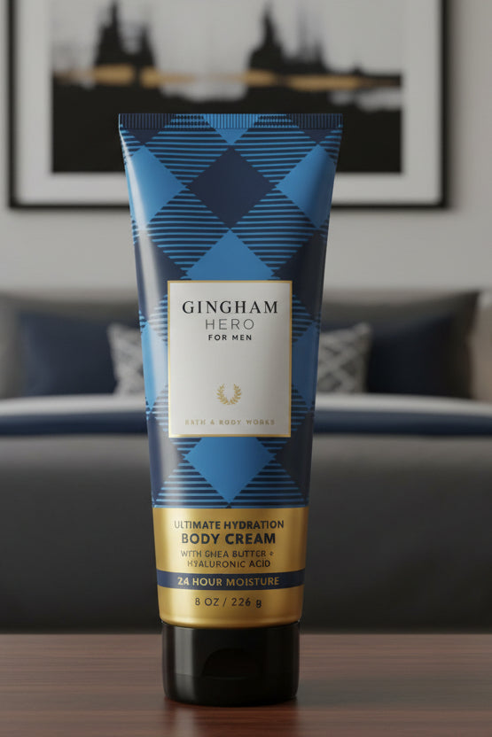 CREMA PARA HOMBRE GINGHAM
