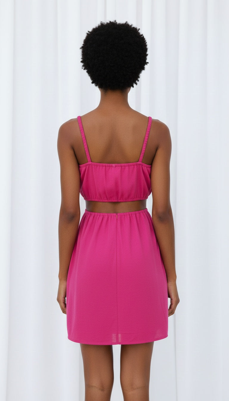 VESTIDO UNIDO DE CINTURA