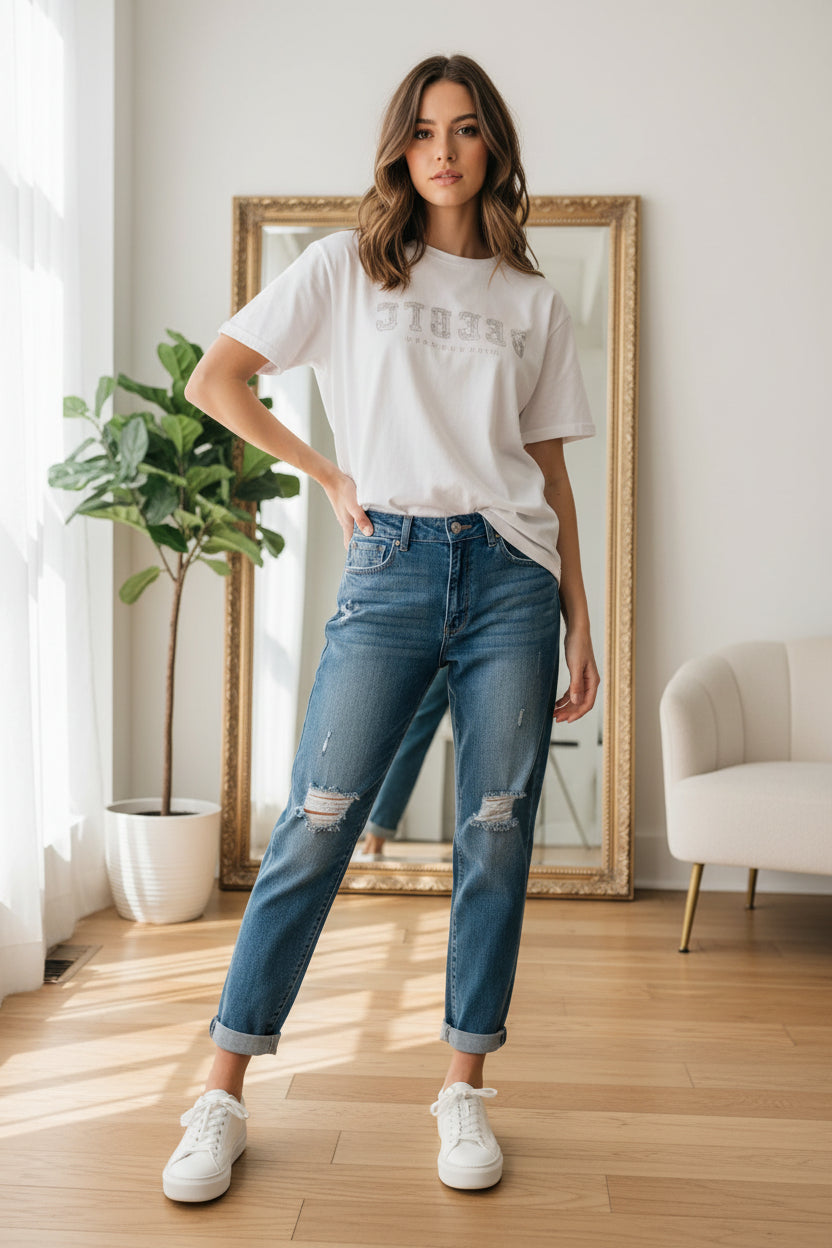 MOM JEAN MARCA ENJEAN