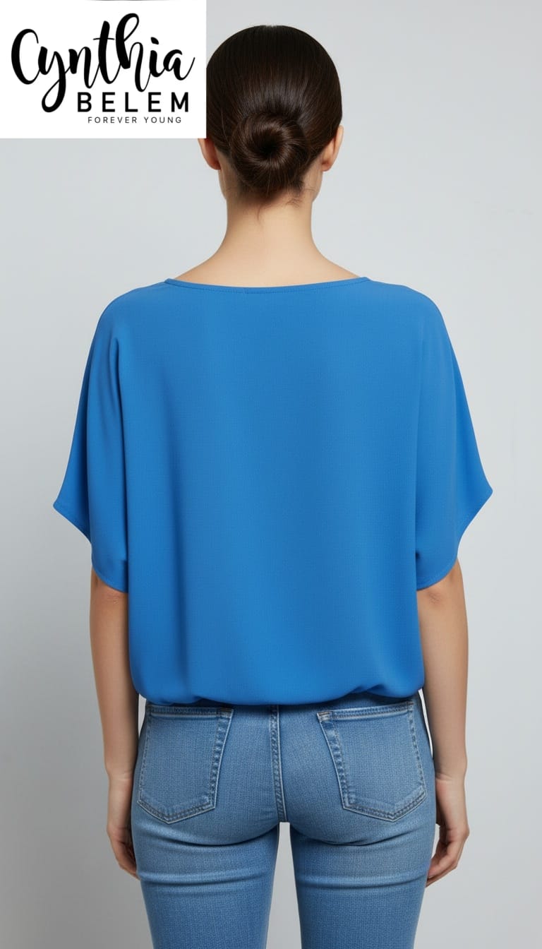 Blusa con nudo