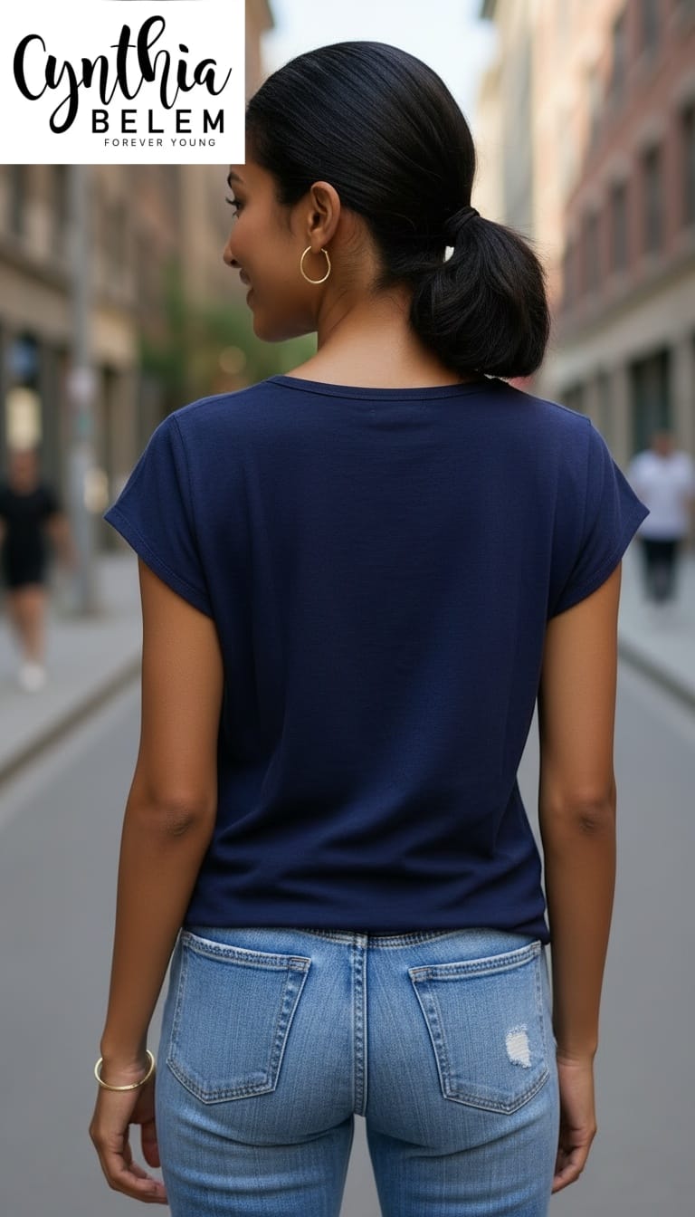 Blusa con nudo
