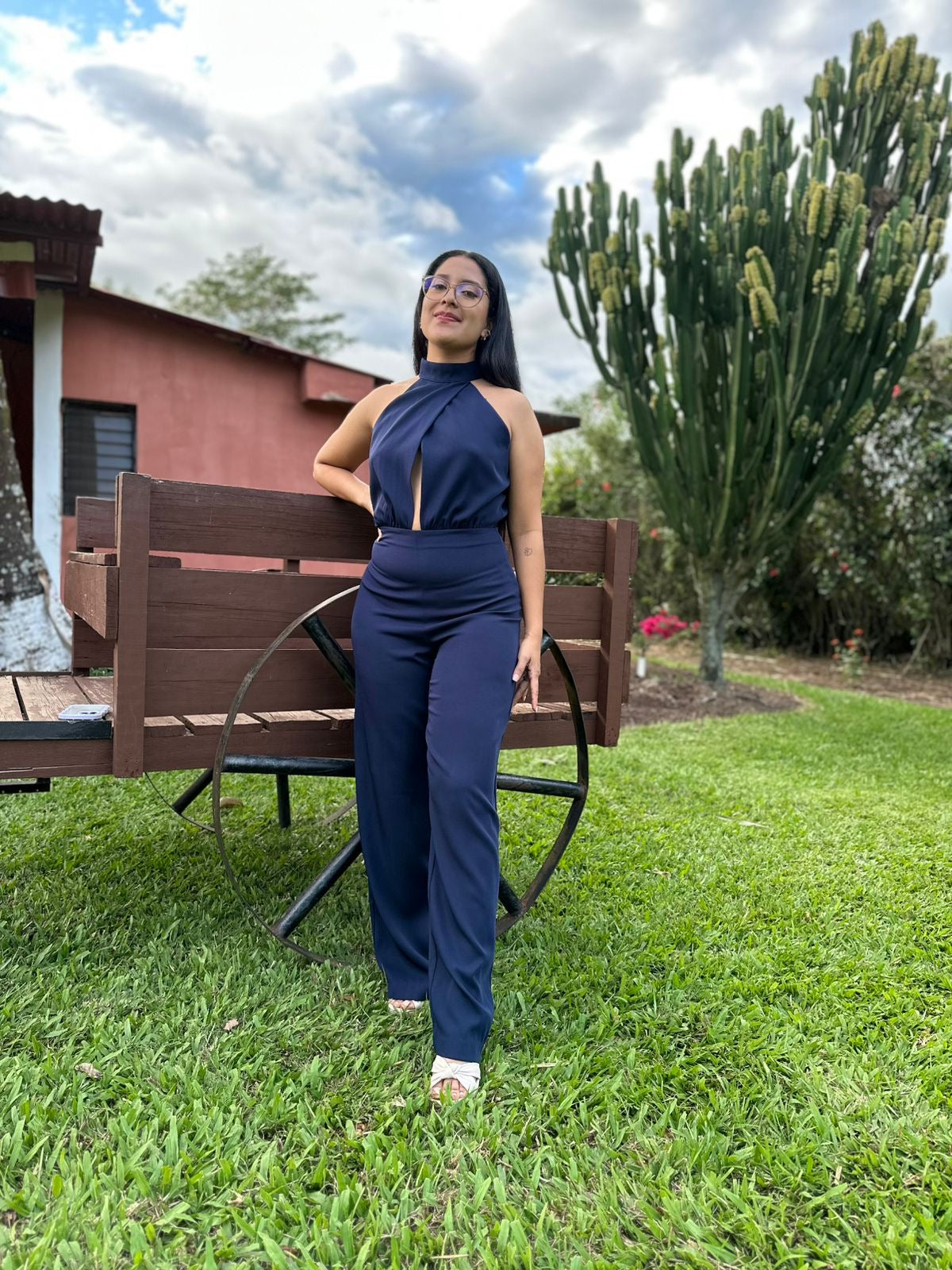 Enterizo cuello alto