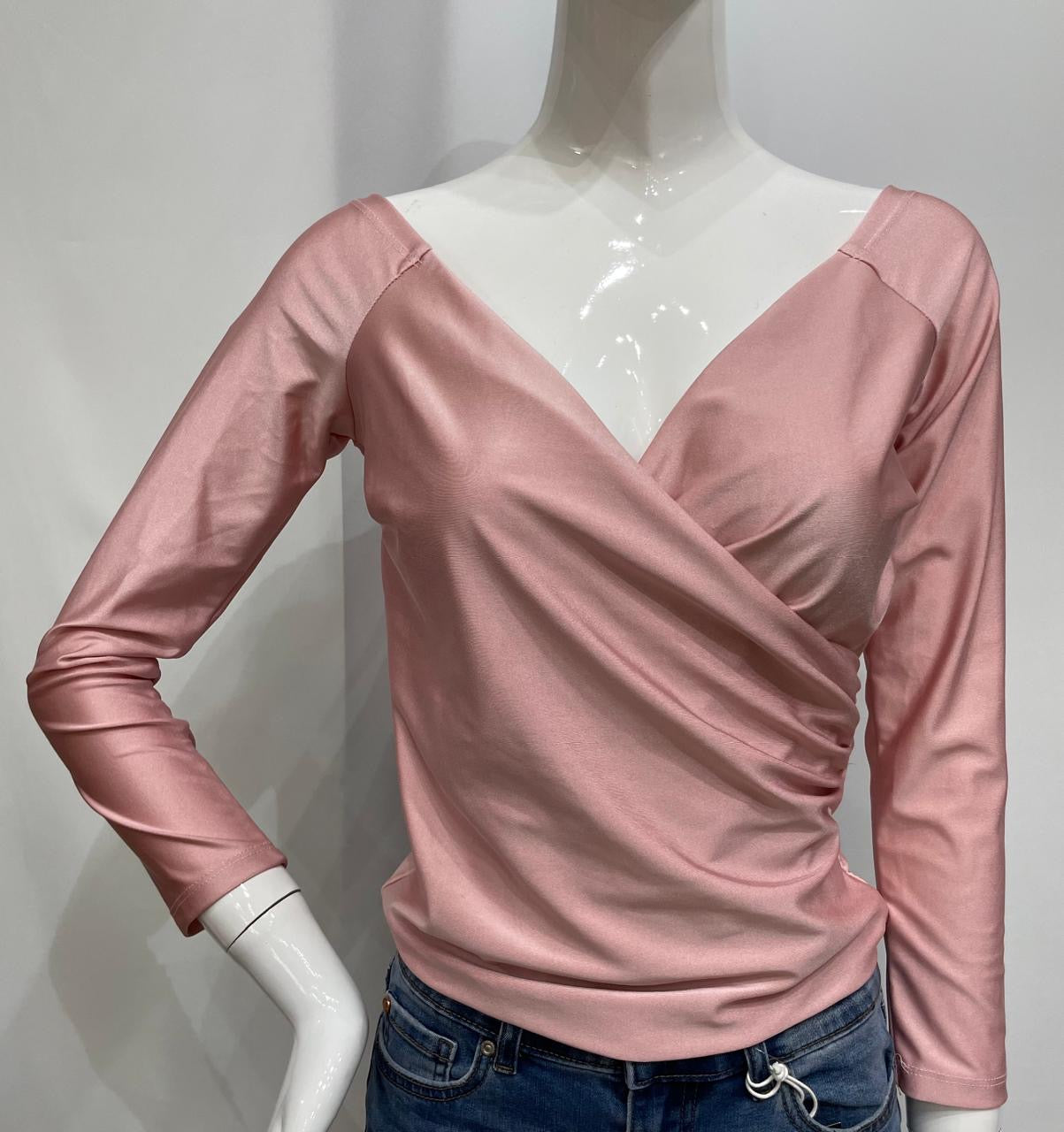 Blusa con escote V
