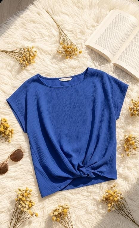 Blusa con nudo