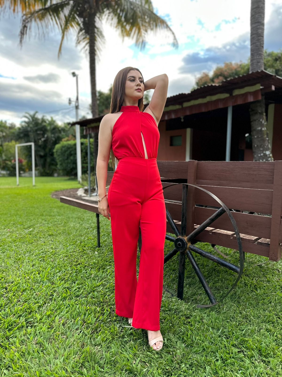 Enterizo cuello alto