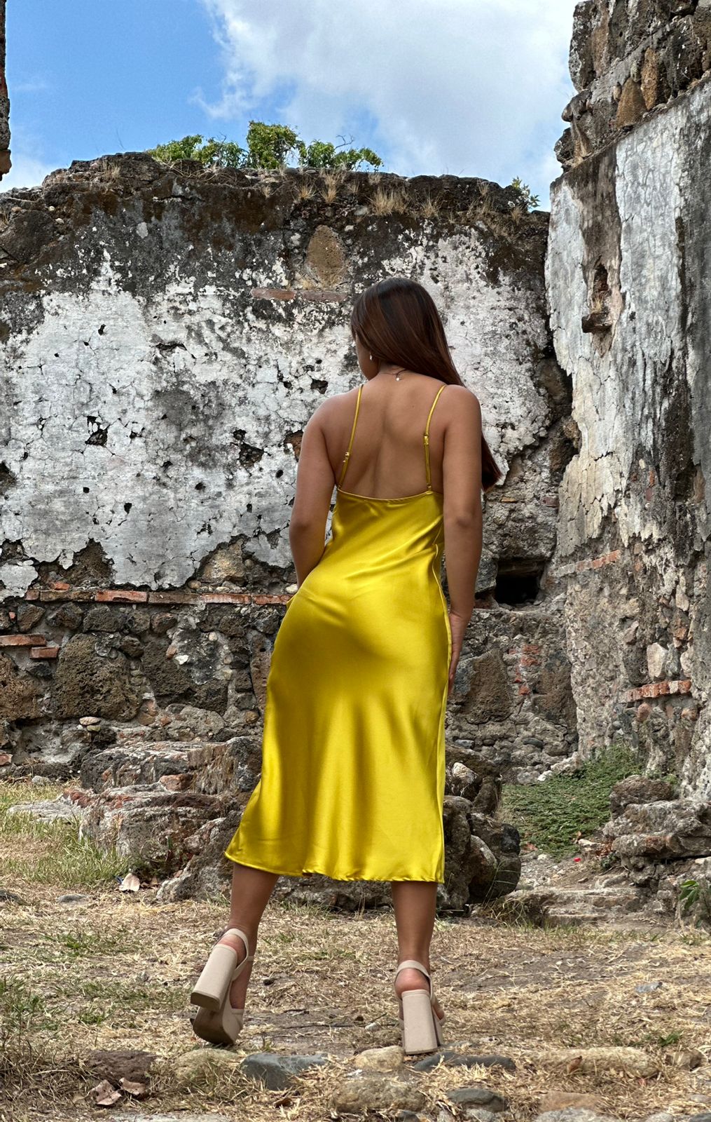 Vestido Largo de tirantes