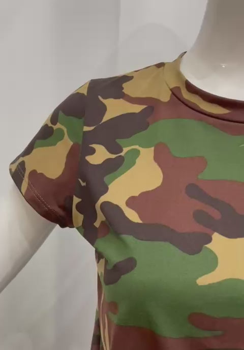 Playera camuflaje