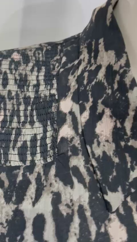 Vestido animal print