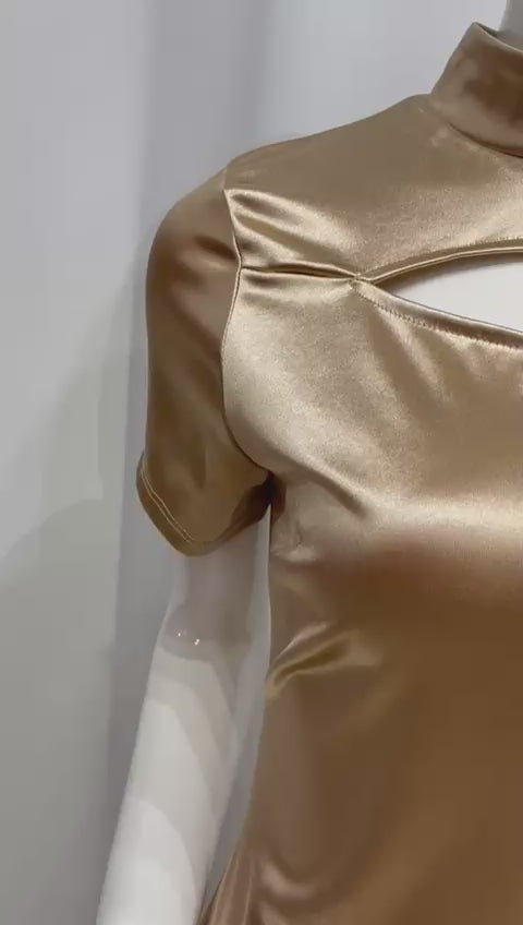 VESTIDO CUELLO CHINO
