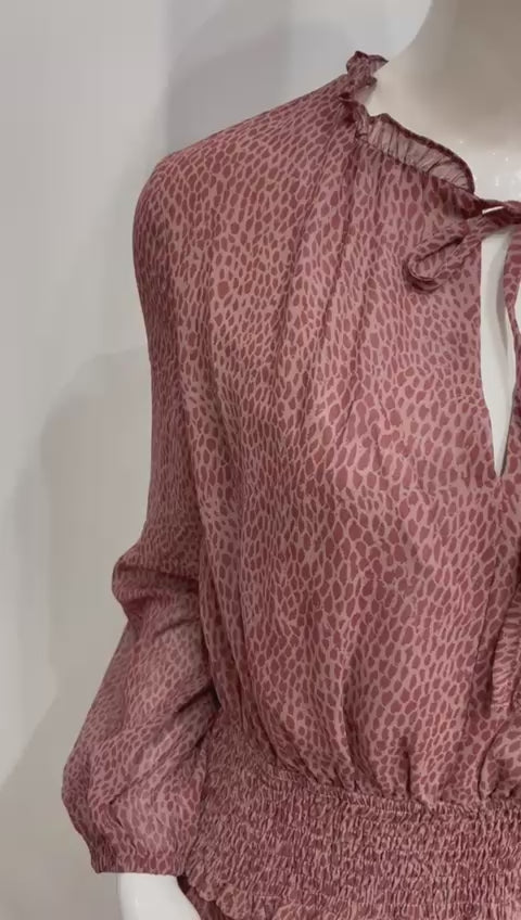 VESTIDO ROSADO PRINT