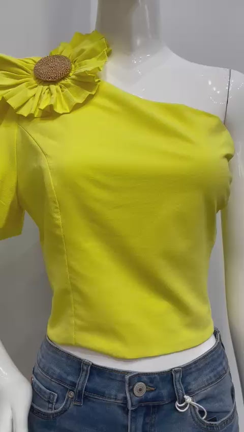 Blusa un hombro
