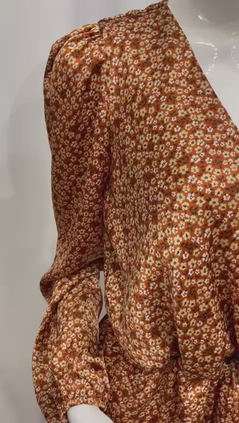 VESTIDO FLORAL MANGA LARGA